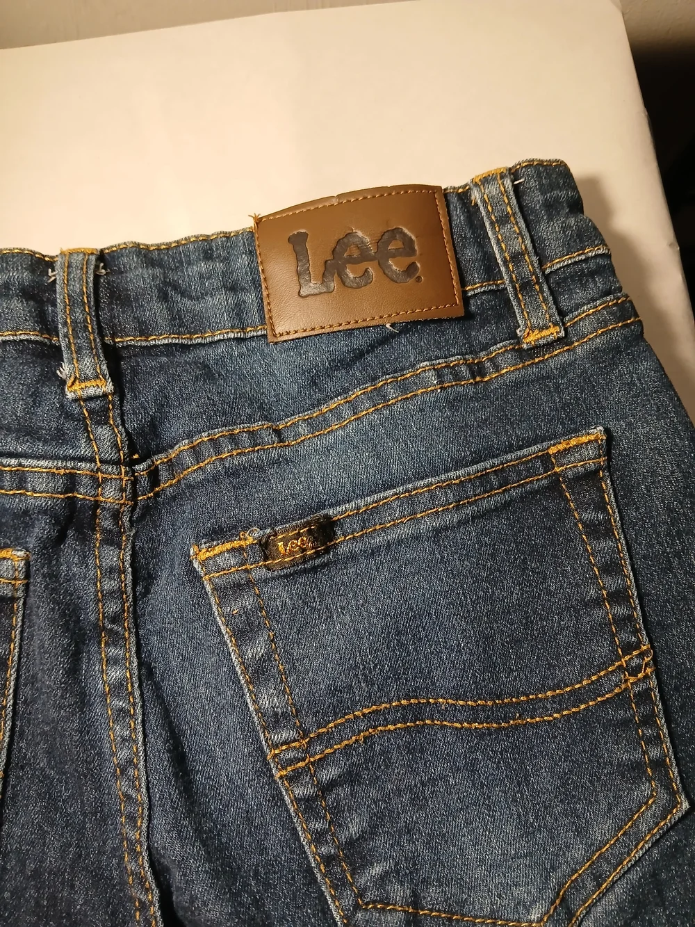 Lee Kids Dark Blue Stretch Denim Jeans